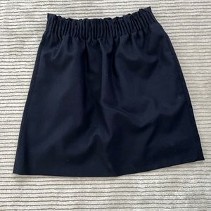 J Crew Wool Cinched Waist Skirt